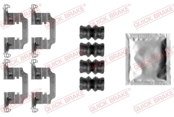 Set accesorii placute frana