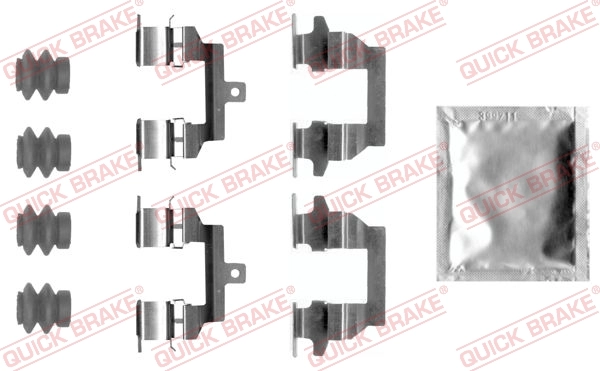 Set accesorii placute frana