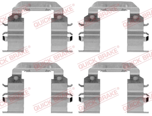 Set accesorii placute frana