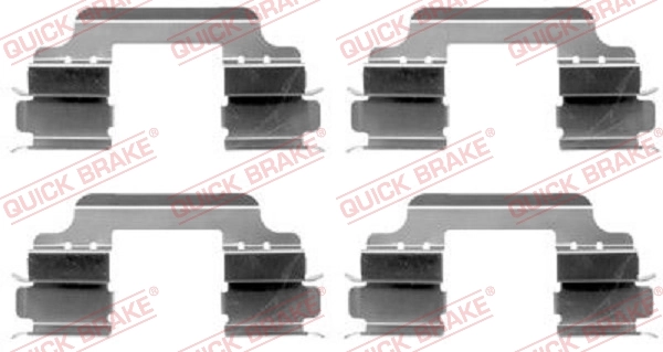Set accesorii placute frana