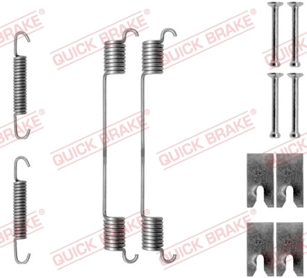 Set accesorii saboti frana
