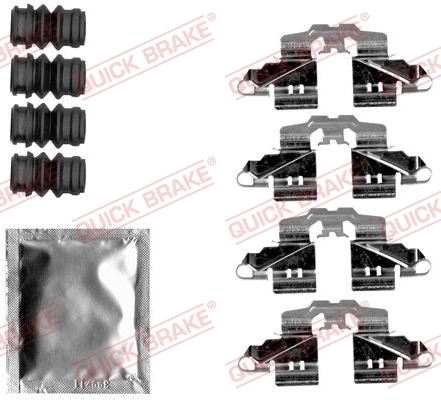 Set accesorii placute frana