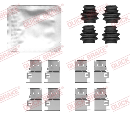 Set accesorii placute frana