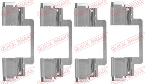 Set accesorii, placute frana