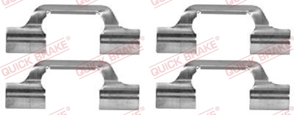 Set accesorii placute frana