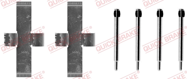 Set accesorii placute frana