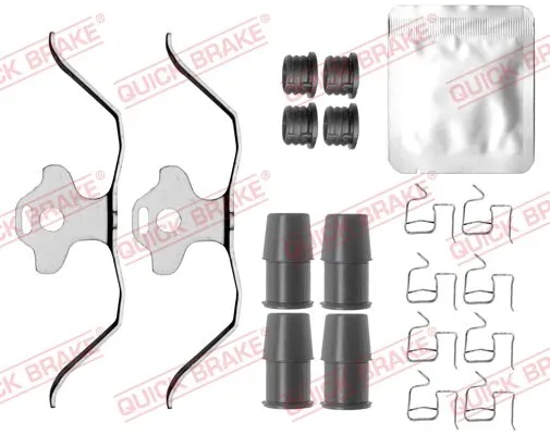Set accesorii, placute frana