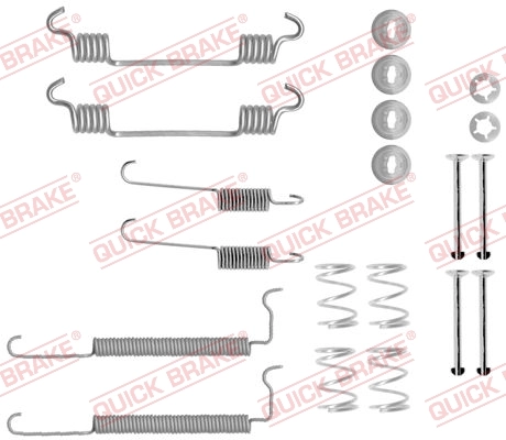 Set accesorii saboti frana