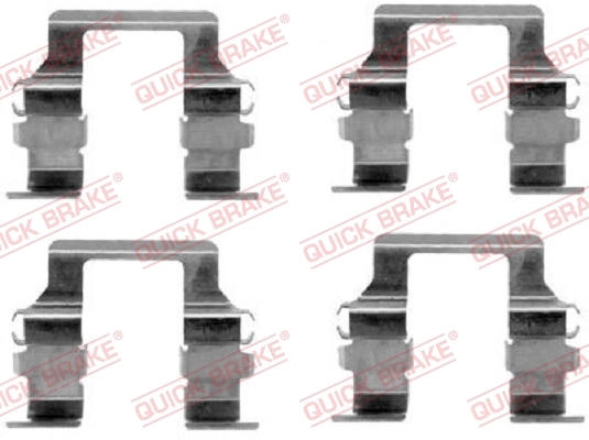 Set accesorii, placute frana