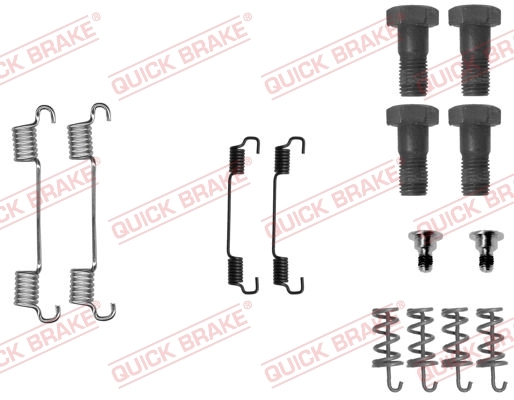 Set accesorii, saboti frana parcare