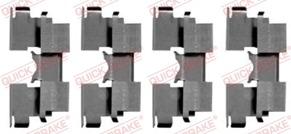 Set accesorii, placute frana