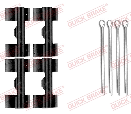 Set accesorii, placute frana