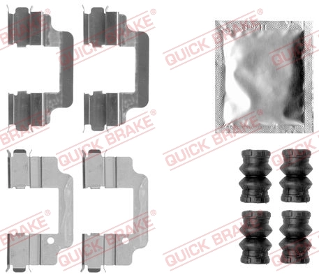 Set accesorii placute frana