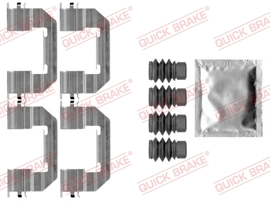 Set accesorii placute frana