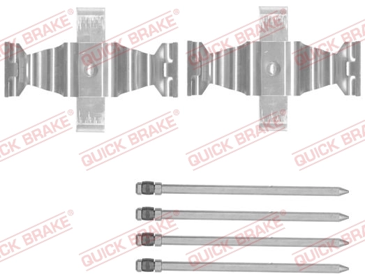Set accesorii placute frana
