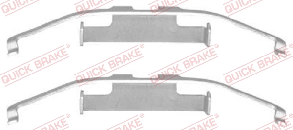 Set accesorii placute frana