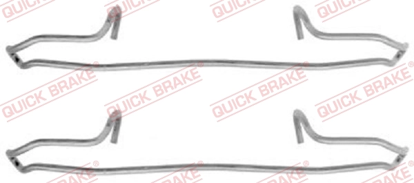 Set accesorii placute frana