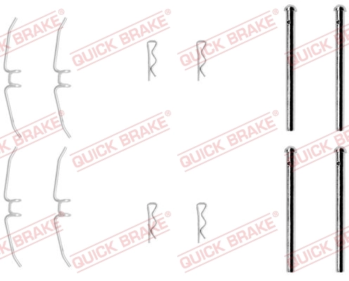 Set accesorii placute frana