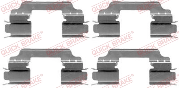 Set accesorii placute frana