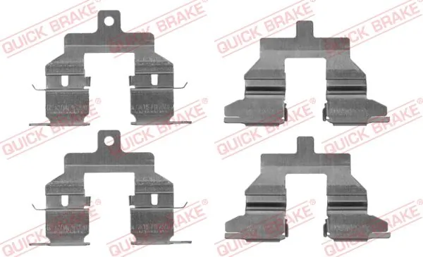 Set accesorii placute frana