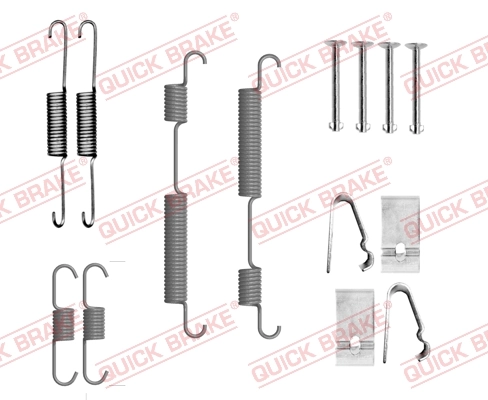Set accesorii saboti frana