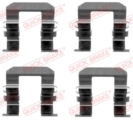 Set accesorii placute frana