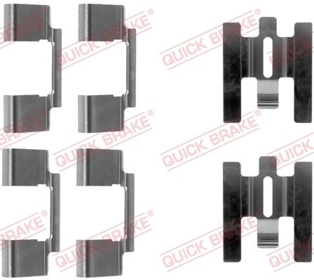 Set accesorii, placute frana