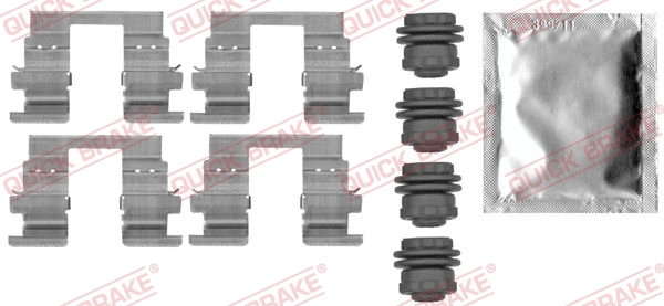 Set accesorii placute frana