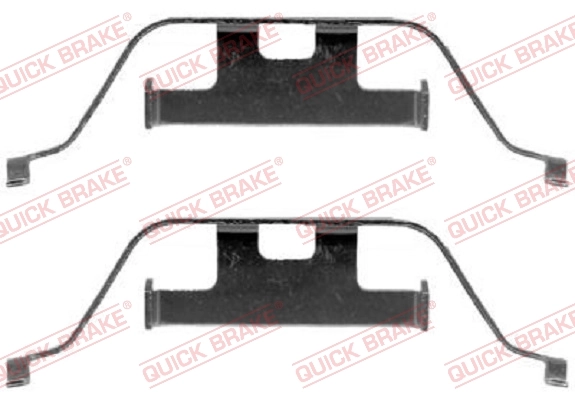 Set accesorii placute frana