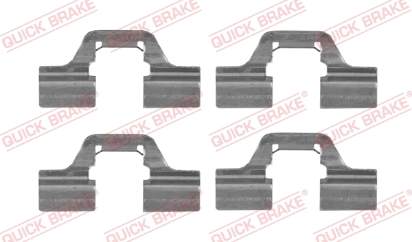 Set accesorii placute frana