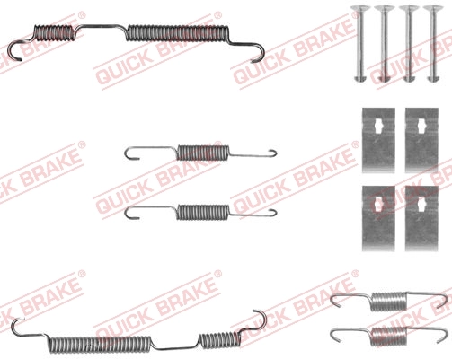 Set accesorii saboti frana