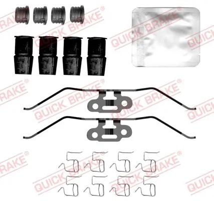 Set accesorii, placute frana