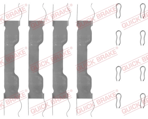 Set accesorii placute frana