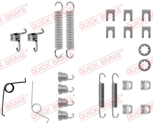 Set accesorii saboti frana