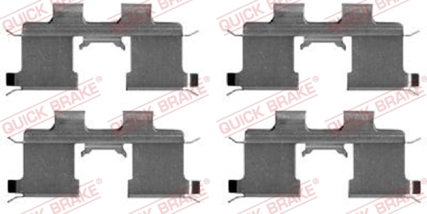 Set accesorii placute frana