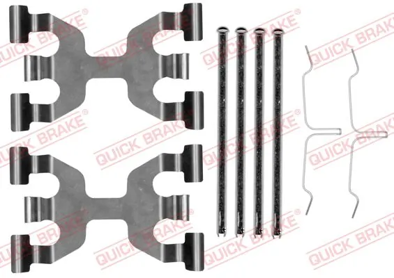 Set accesorii, placute frana
