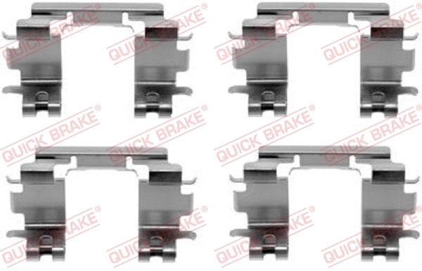 Set accesorii, placute frana