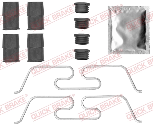 Set accesorii, placute frana