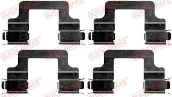 Set accesorii placute frana