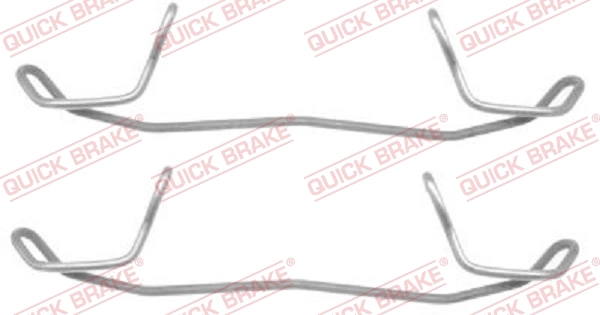 Set accesorii placute frana