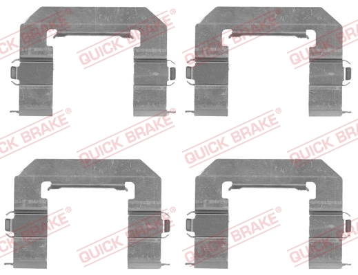Set accesorii placute frana