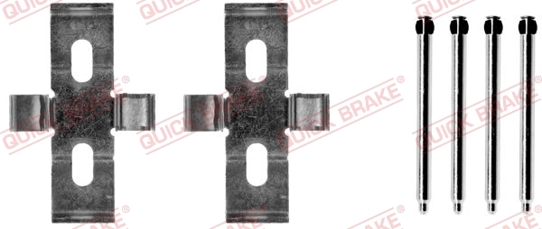 Set accesorii, placute frana