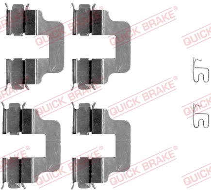 Set accesorii placute frana