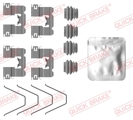 Set accesorii, placute frana