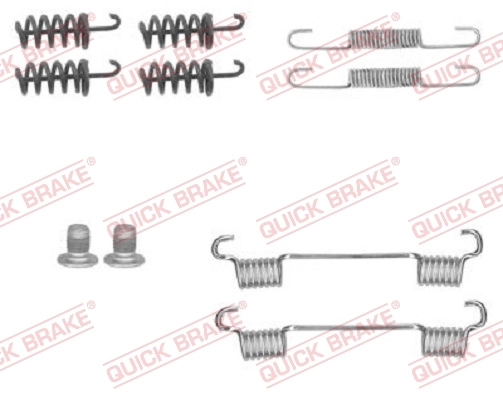 Set accesorii saboti frana