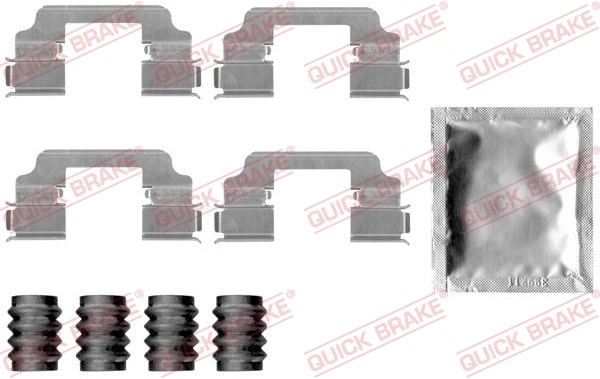 Set accesorii, placute frana
