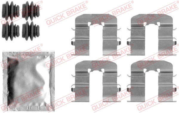 Set accesorii placute frana