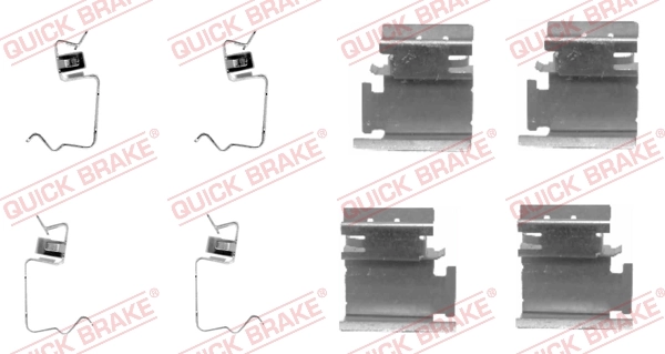 Set accesorii placute frana
