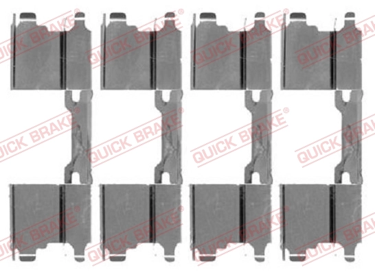Set accesorii placute frana