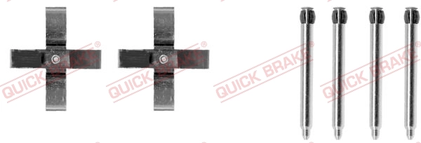 Set accesorii placute frana